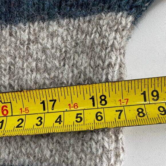 Vintage 80s Westchester Classic Wool Sweater Men L Stripe Crewneck Made in USA - Picture 5 of 6